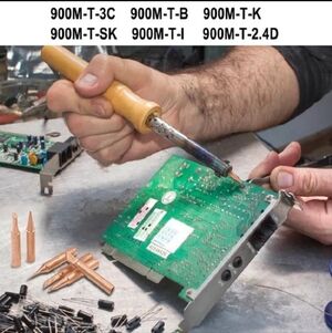 💖Copper Iron Tip Set 900M-T Welding Head